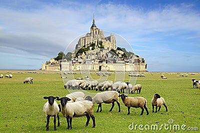 Mont Saint Michel. Stock Photo