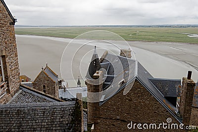 Mont Saint Michel, Normandy, France 2012 Editorial Stock Photo