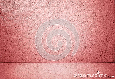 montages background for spa care, relaxation, beauty products displayed. sweet pink studio background. pink abstract stone. Stock Photo