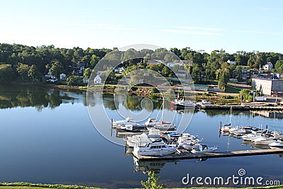 Montague Harbour Marina, Montague, PEI Stock Photo