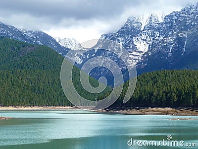 Montana Mountain Stock Photo