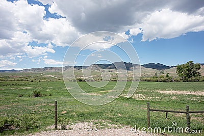 Montana Ranch Stock Photo