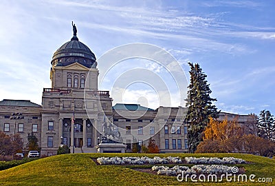 Montana State Capitol Building Stock Photo