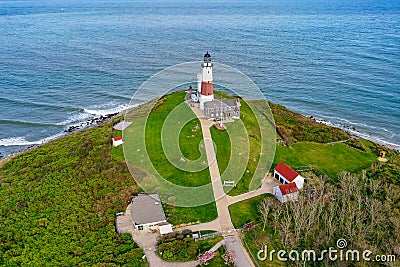 Montauk Lighthouse - Long Island, New York Stock Photo