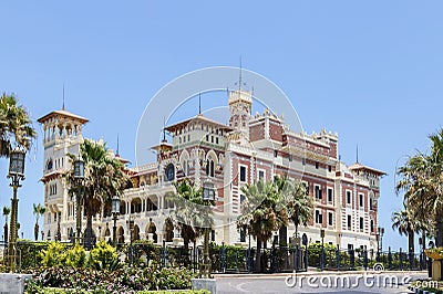 Montaza Palace in Alexandria, Egypt. Stock Photo