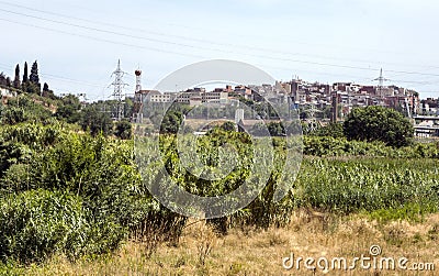 Montcada Village Stock Photo