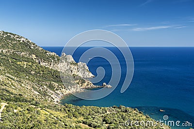 Monte Argentario, promontory on the Tirreno sea in Tuscany Stock Photo