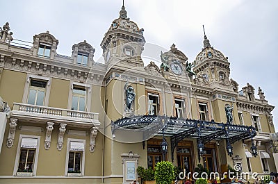 The Monte Carlo Casino, gambling and entertainment complex in Monte Carlo, Monaco Editorial Stock Photo