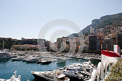 Monte Carlo Marina - Monaco Stock Photo