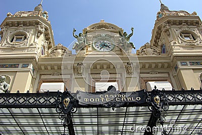 Monte Carlo,Monaco,Casino building Stock Photo