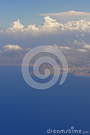 Monte Cofano - Sicily, Italy Stock Photo
