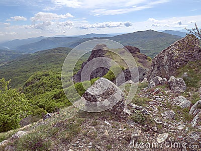 Monte Menegosa Piacenza Italy Stock Photo