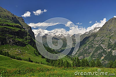 Monte Rosa, Aosta Valley, Italy Stock Photo