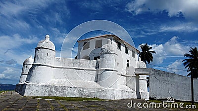 Monte serrat fort in salvador Editorial Stock Photo