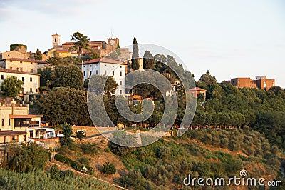 Montecatini Alto, Italy Stock Photo