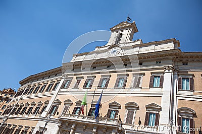 Montecitorio Stock Photo