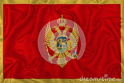 Montenegro country flag Stock Photo