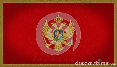 Montenegro flag Stock Photo