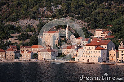 Montenegro Kotor Bay Stock Photo