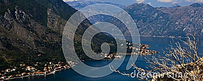 Montenegro. Kotor bay Stock Photo