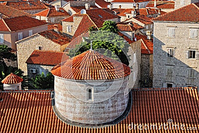 Montenegro, roofs Stock Photo