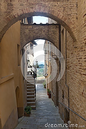 Montepulciano (Siena) Stock Photo