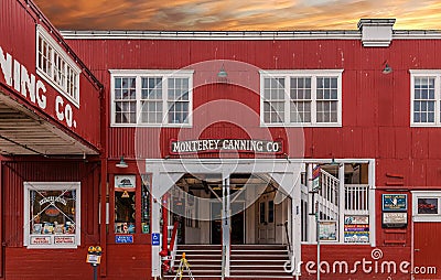 Monterey Canning Company Editorial Stock Photo