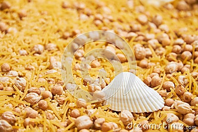 Montessory sensory texture experimentation in school Stock Photo