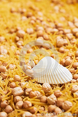 Montessory sensory texture experimentation in school Stock Photo