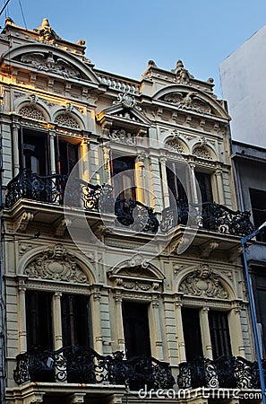 Montevideo Historical Building Uruguay Stock Photo