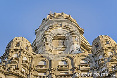 Montevideo Landmark Palacio Salvo Palace Stock Photo