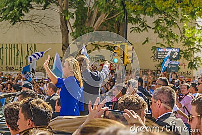 Uruguayan President at Assumption Parade, Montevideo, Uruguay Editorial Stock Photo