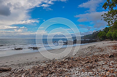 Montezuma Beach, Nicoya Peninsula, Costa Rica Stock Photo