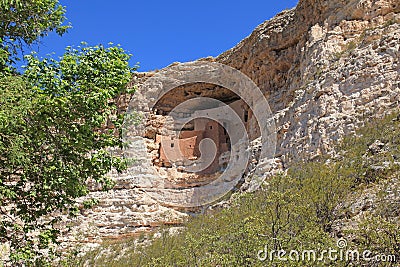 Montezuma Castle National Monument Stock Photo