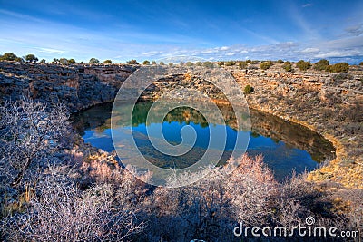 Montezuma well Stock Photo