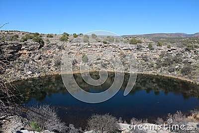 Montezuma well Stock Photo