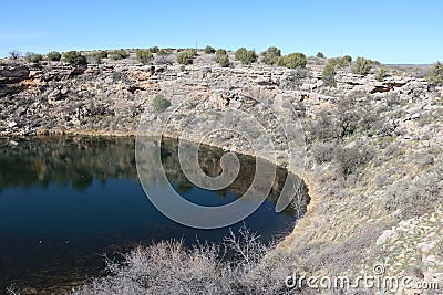 Montezuma well Stock Photo