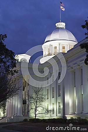 Montgomery, Alabama - State Capitol Stock Photo