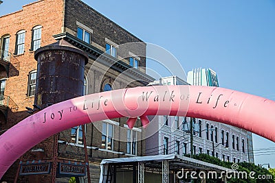 Joy to Life, Walk of Life for Breast Cancer Editorial Stock Photo