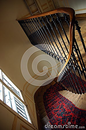 Montmartre house stairs Stock Photo