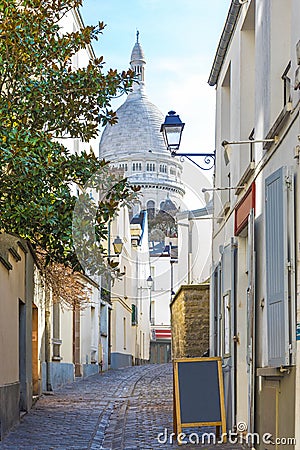 Montmartre, Sacré-coeur church Stock Photo