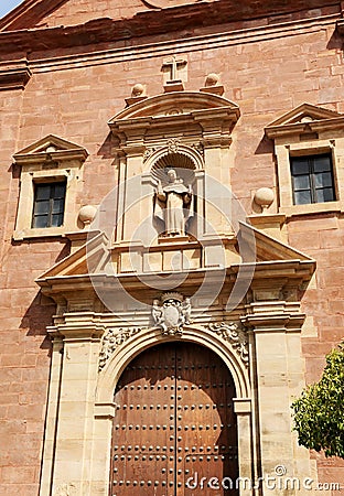 Parish church of Our Lady of Carmen -Parroquia de Nuestra Senora del Carmen- in Montoro Stock Photo