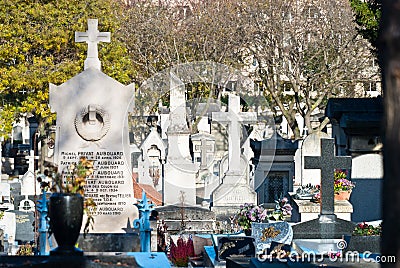 Montparnasse Cemetery Editorial Stock Photo