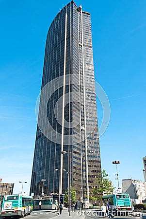 Montparnasse Tower Editorial Stock Photo
