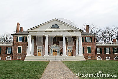 Montpelier home of Madison Stock Photo