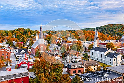 Montpelier, Vermont Skyline Stock Photo