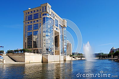 Montpellier France. Hotel de la Region Editorial Stock Photo