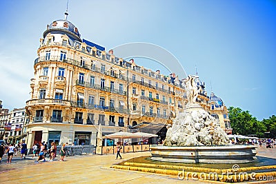 Montpellier, France Editorial Stock Photo