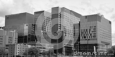 New Montreal`s Centre hospitalier Editorial Stock Photo