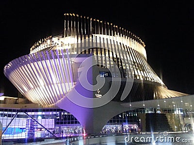 Montreal Casino at night Editorial Stock Photo